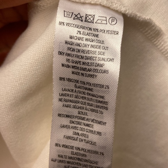 French Connection Ivory Layered Sleeveless Mini Dress Women’s size 4 - Picture 7 of 7